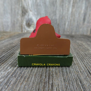 Vintage Teddy Bear Crayon Pipe Organ Ornament Hallmark Crayola Piano Carols 1991 - At Grandma's Table