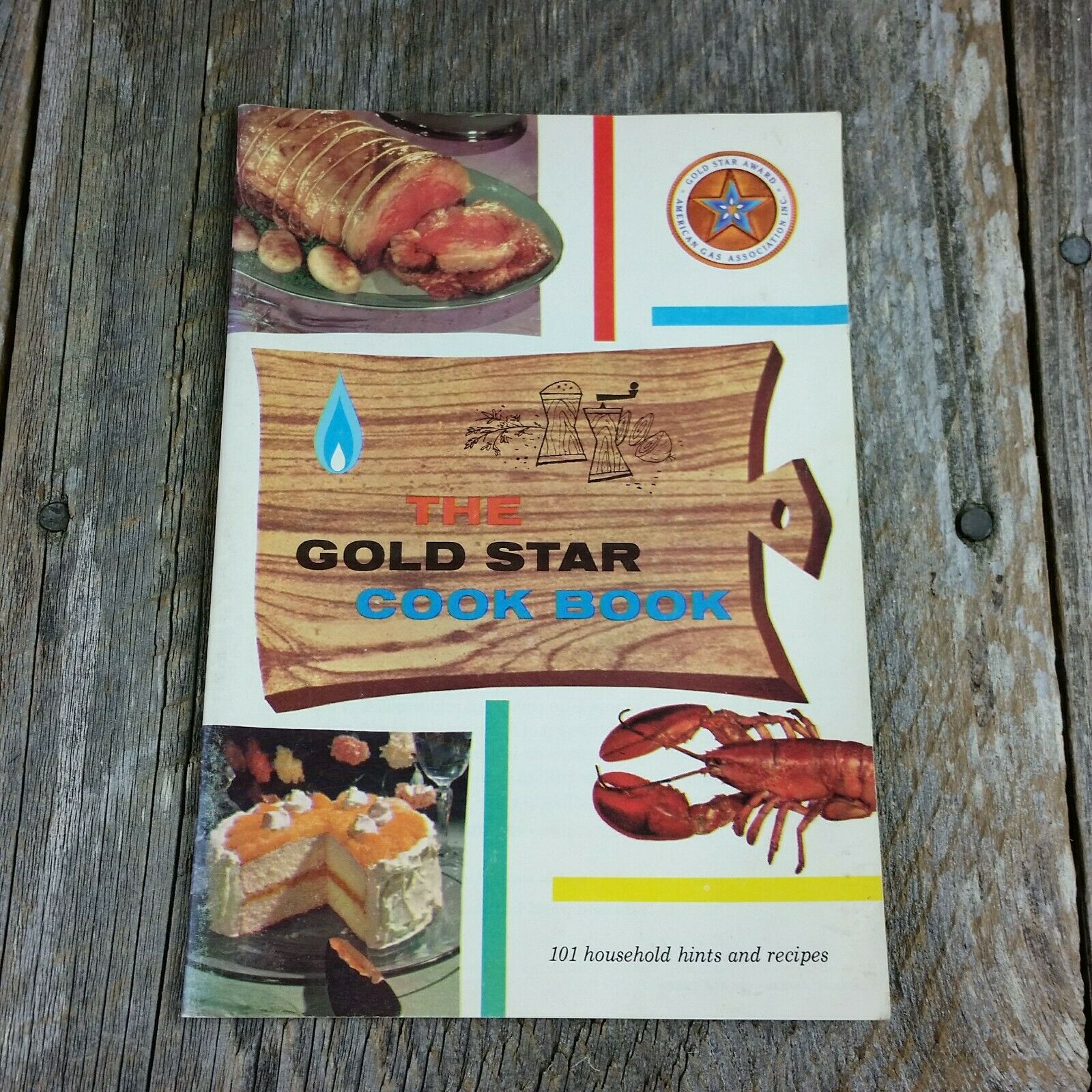 Vintage New York Cookbook American Gas Association The Gold Star Cook Book 1970s - At Grandma's Table