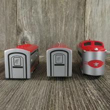 Load image into Gallery viewer, Vintage Train Christmas Ornament Silver Star Die Cast Hallmark 1992 Red - At Grandma&#39;s Table