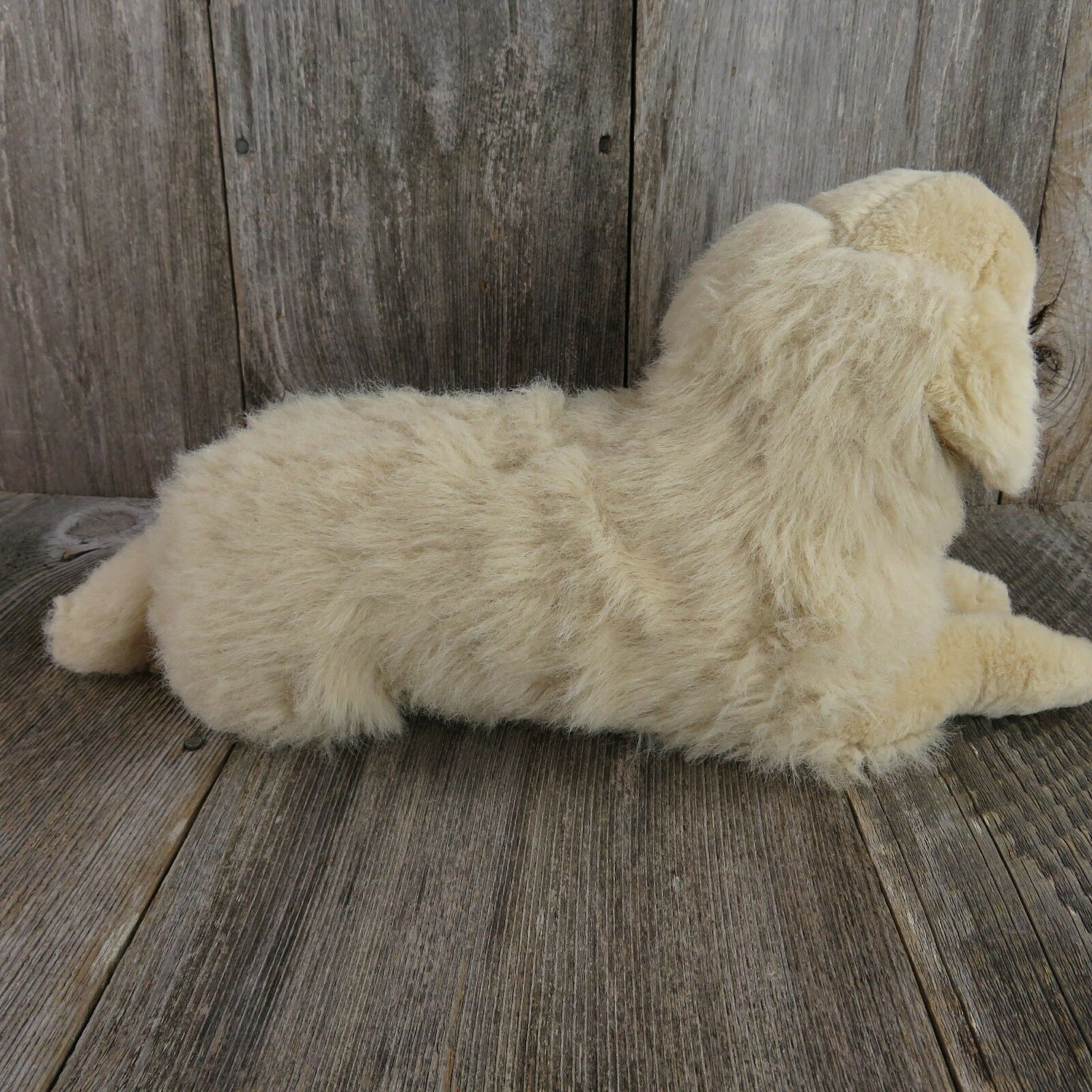 Golden Retriever Dog Plush Puppy Stuffed Animal Yellow Labrador Lounging Lab - At Grandma's Table