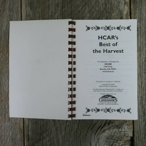 Calfornia Cookbook Best of the Harvest Cookbook Humboldt Community Access Resource Center HCAR 2009 - At Grandma's Table