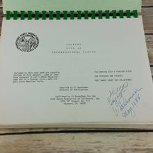 Load image into Gallery viewer, Vintage California Cookbook Cooking With An International Flavor 1985 Folk Dance - At Grandma&#39;s Table