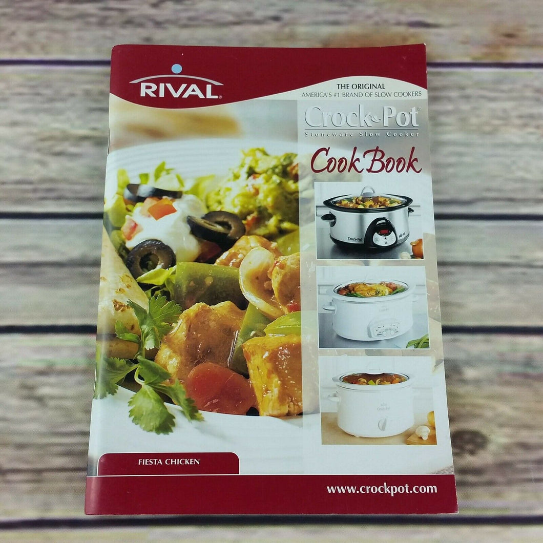 Rival Crock Pot Cookbook Stoneware Slow Cooker Recipes 2001 - At Grandma's Table