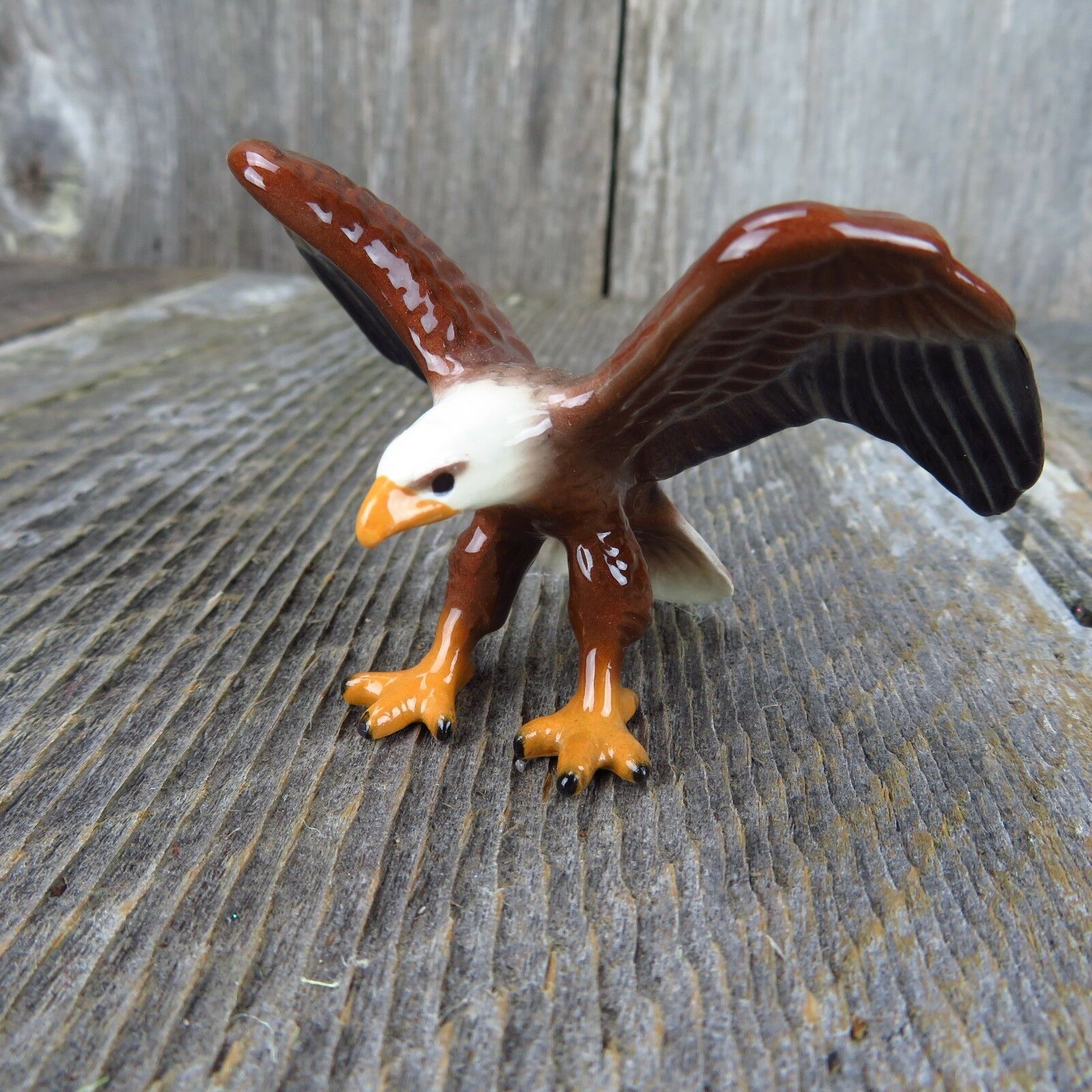 Eagle Bird Figurine Hagen Renaker Porcelain California Raptor - At Grandma's Table