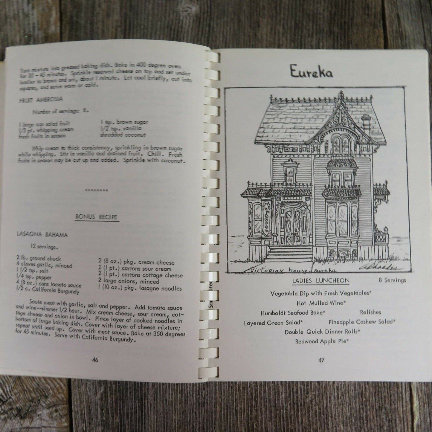 Vintage California Rotary Cookbook International District 513 Recipes 1977 - At Grandma's Table