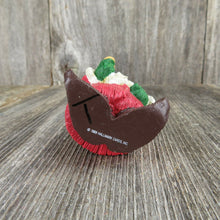 Load image into Gallery viewer, Vintage Gnome Christmas Ornament Old World Elf Santa Hallmark Pipe Wood Look - At Grandma&#39;s Table