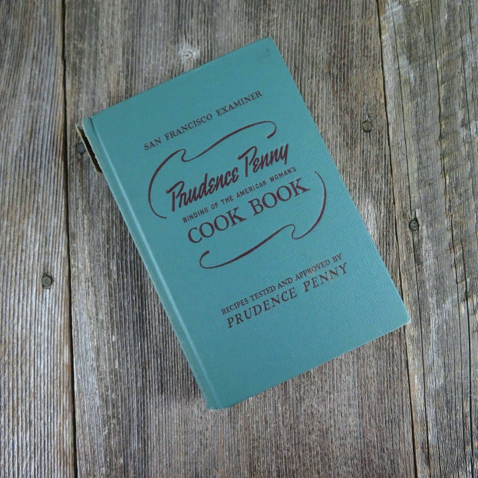 Vintage Cookbook Prudence Penny Binding of the American Woman 1953 Examiner - At Grandma's Table
