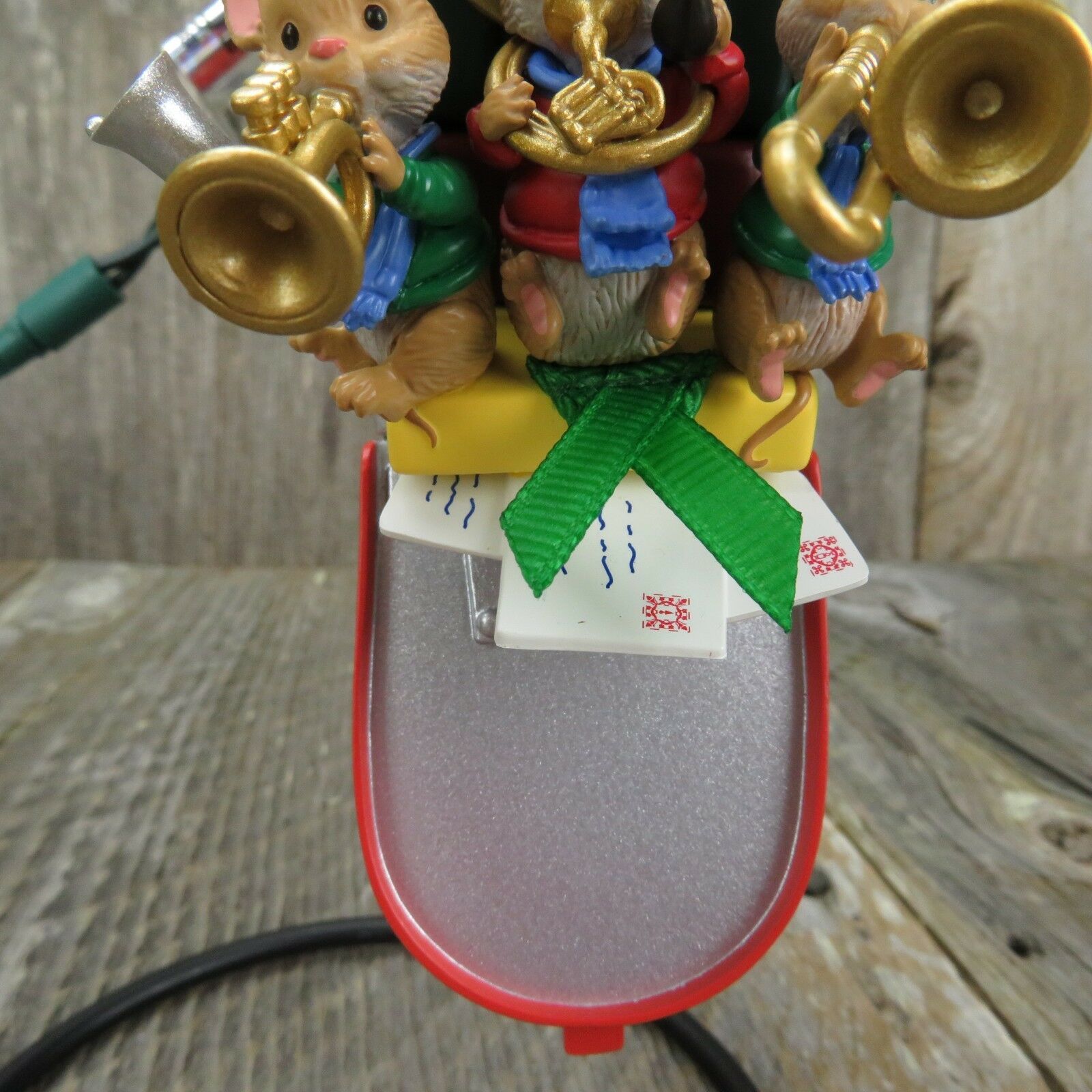 Mailbox Melodies Ornament Hallmark Christmas Mice Mouse Tree VIDEO Band Music - At Grandma's Table