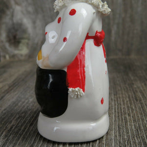 Vintage Mrs Santa Claus Salt Pepper Shaker Spaghetti Christmas Napco Replacement - At Grandma's Table