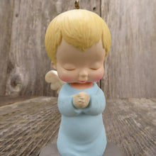 Load image into Gallery viewer, Vintage Mary&#39;s Angels Bluebell Ornament 1989 Hallmark Keepsake Christmas Tree - At Grandma&#39;s Table