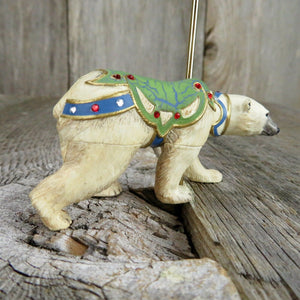 Grand Polar Bear Carousel Ride Hallmark Keepsake Christmas Tree Ornament 2007 - At Grandma's Table