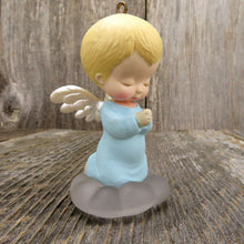 Load image into Gallery viewer, Vintage Mary&#39;s Angels Bluebell Ornament 1989 Hallmark Keepsake Christmas Tree - At Grandma&#39;s Table