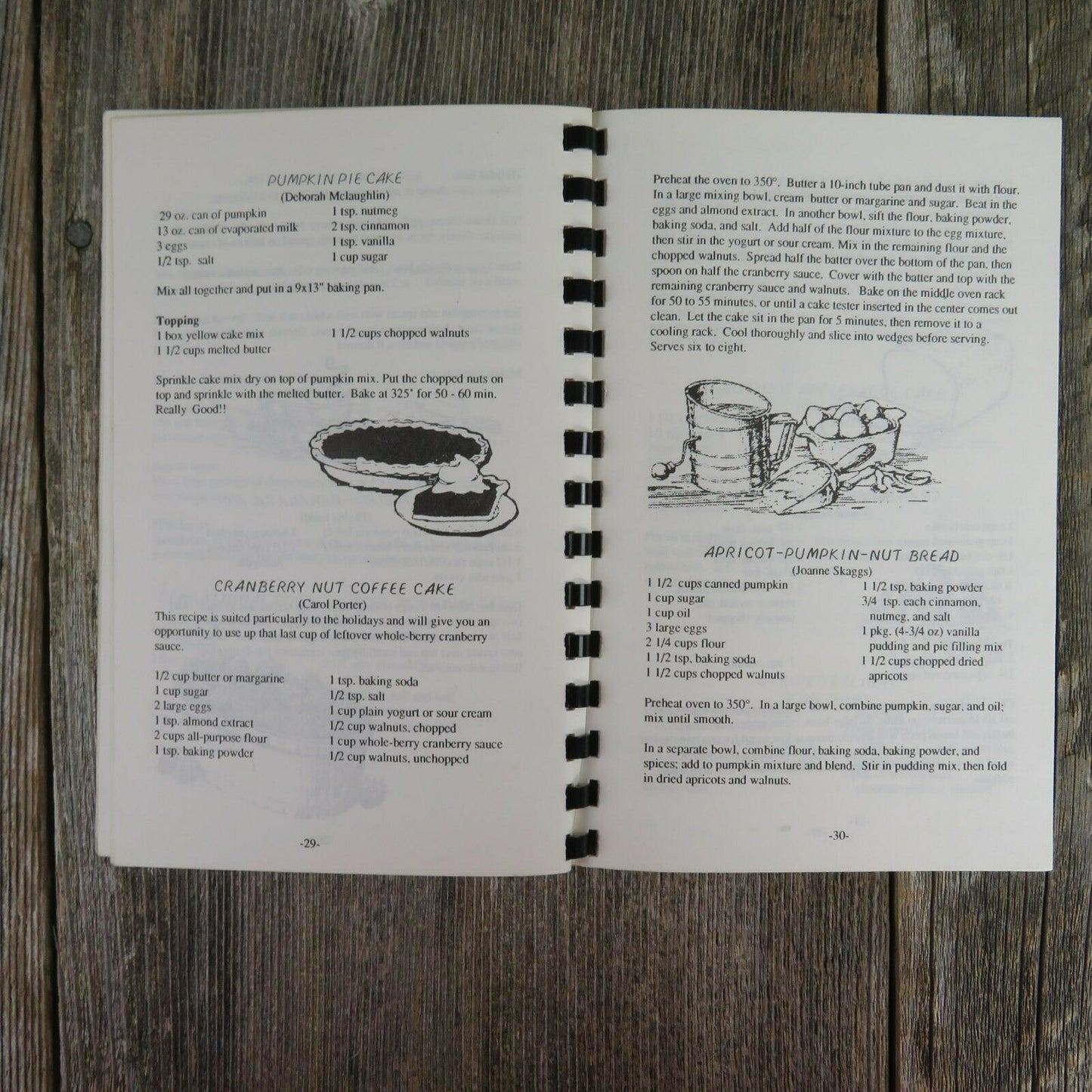 Vintage California Cookbook Eureka Adult School Clerical Office Program Recipes - At Grandma's Table