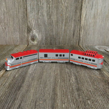Load image into Gallery viewer, Vintage Train Christmas Ornament Silver Star Die Cast Hallmark 1992 Red - At Grandma&#39;s Table