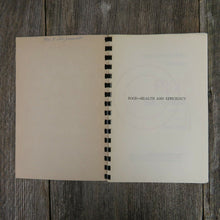 Load image into Gallery viewer, Vintage Tennessee Cookbook Food Health and Efficiency Marion Vollmer 1964 - At Grandma&#39;s Table