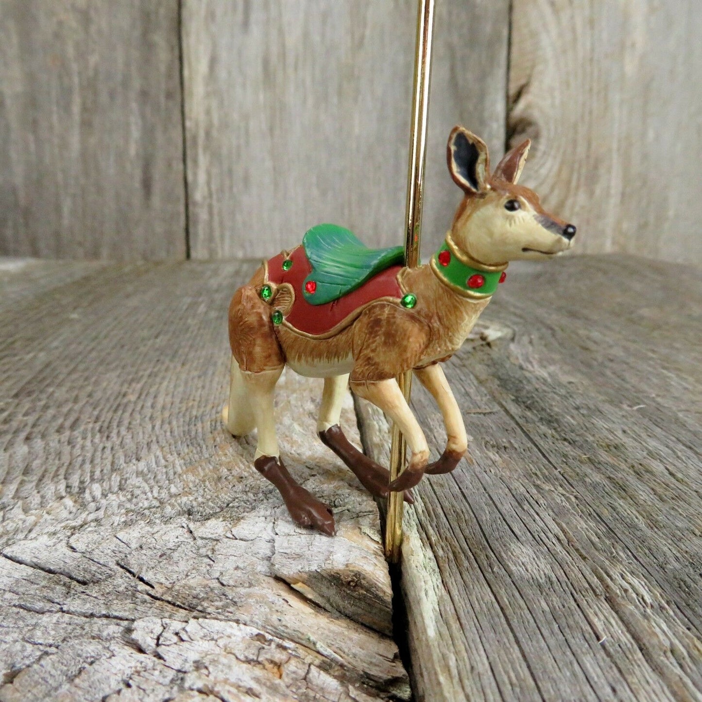 Happy Kangaroo Carousel Ride Hallmark Keepsake Christmas Tree Ornament 2008 - At Grandma's Table