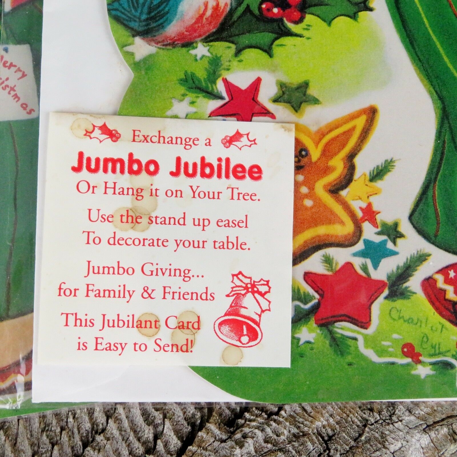 Vintage Christmas Cards Jumbo Jubilee Gallery Graphics Ornament Decoration Set - At Grandma's Table