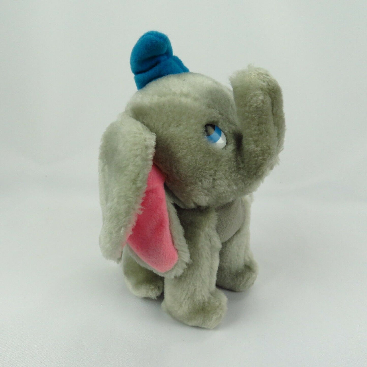 Dumbo Elephant Plush Vintage Walt Disney Blue Hat 7" Stuffed Animal Toy - At Grandma's Table
