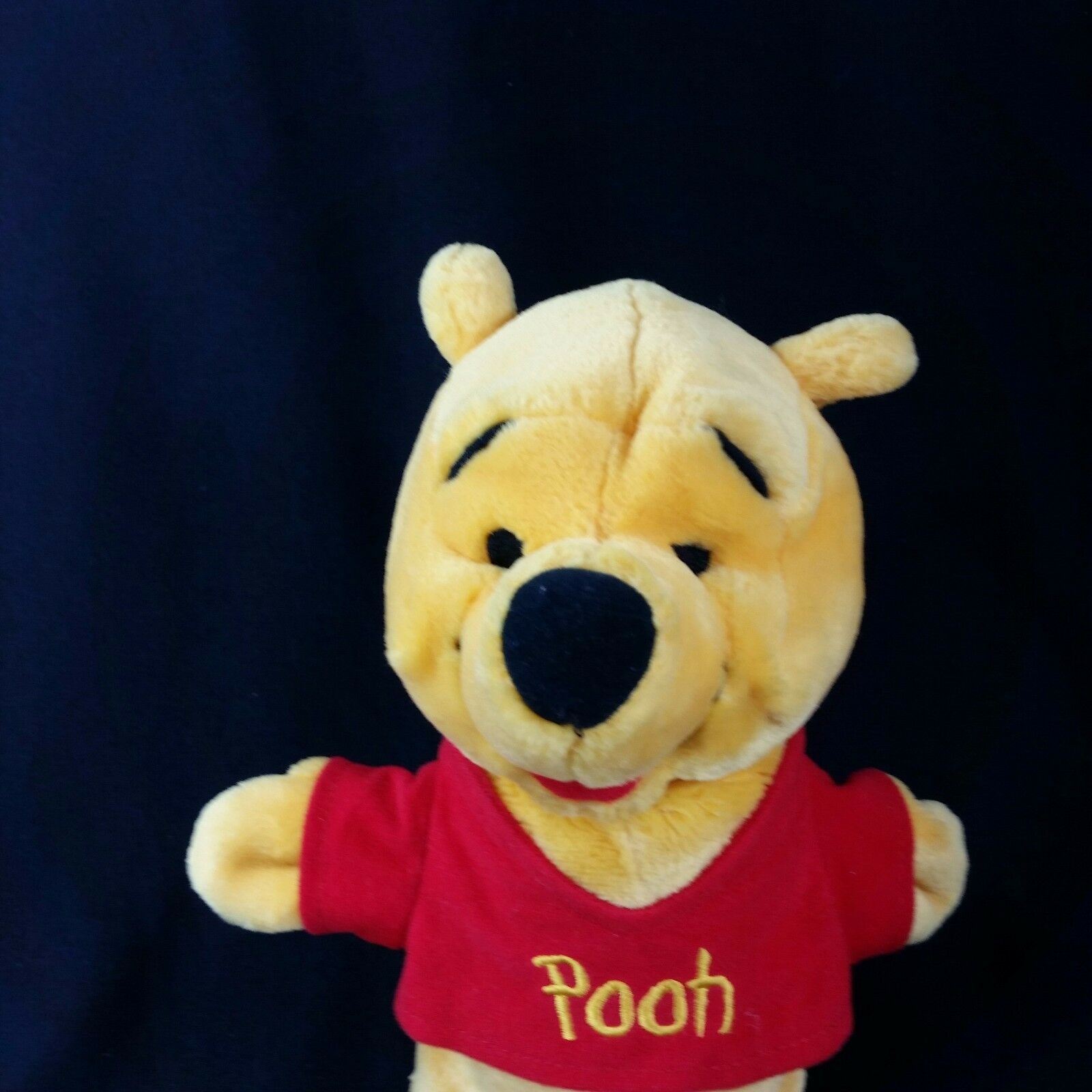 Winnie the Pooh Bear Puppet Plush Stuffed Animal Disney Mattel Toy Doll - At Grandma's Table