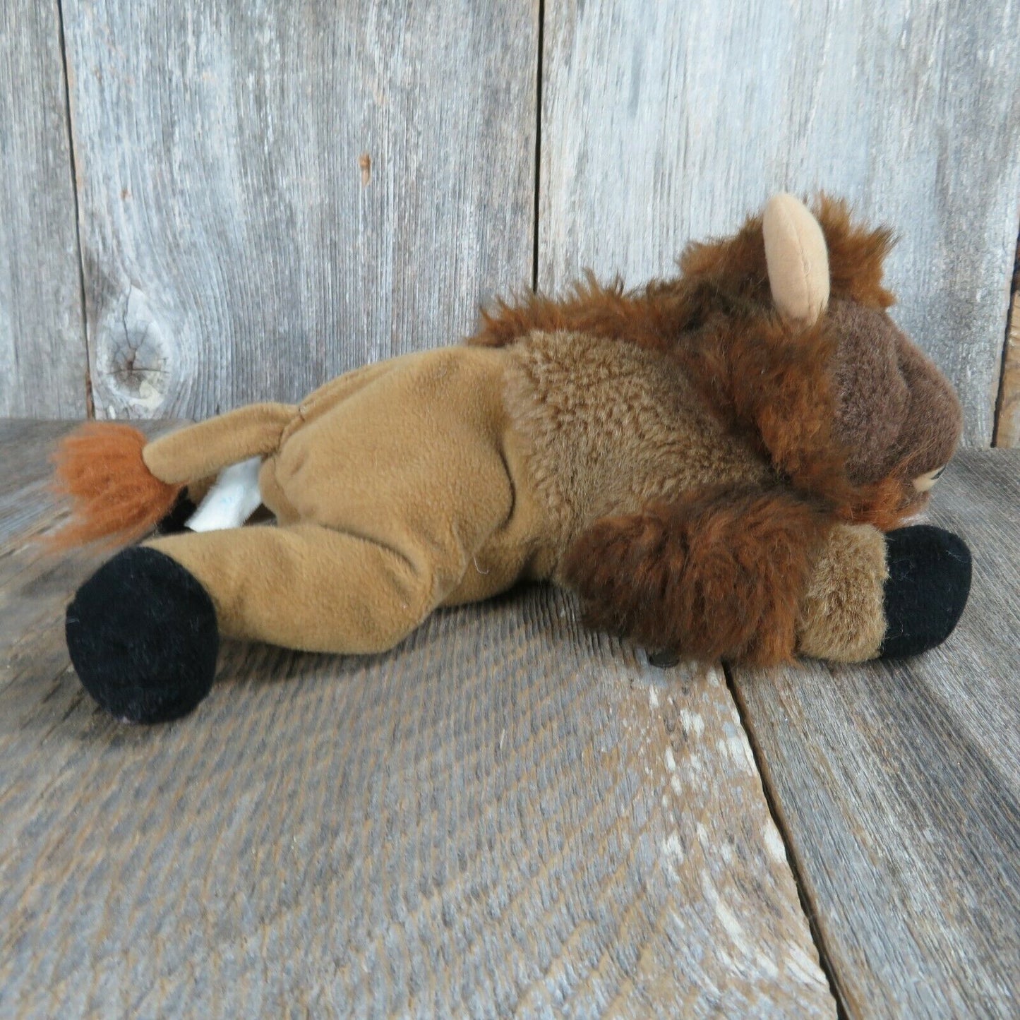 Bison Buffalo Plush Bull Wishpets Paquito 2005 Stuffed Animal Toy Souvenir Park