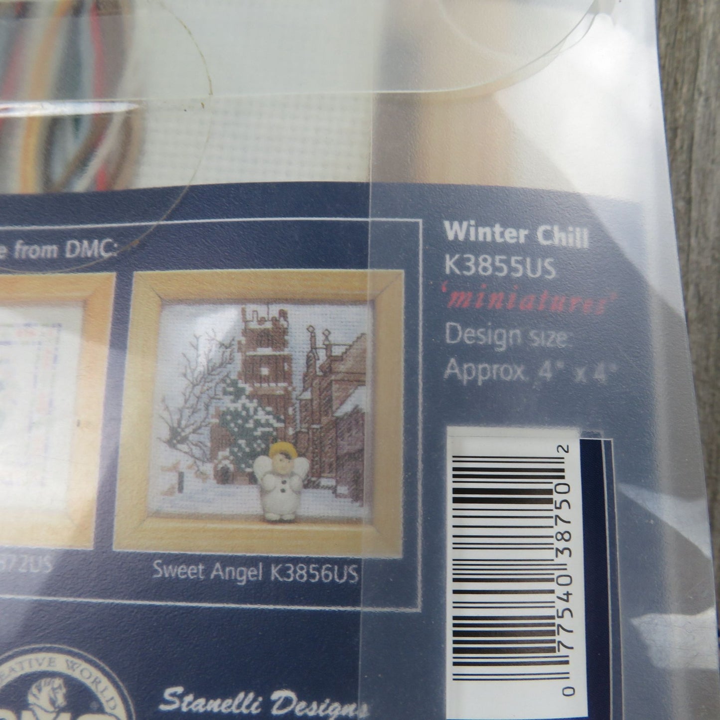 Counted Cross Stitch Kit Winter Chill House With Stone Wall Beginner Level  DMC Easy
