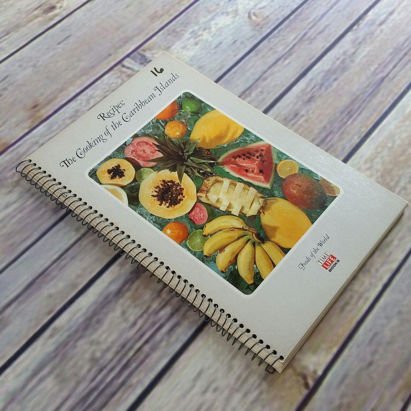 Vtg Caribbean Cookbook The Cooking of the Caribbean Islands Time Life Books Foods of the World 1970 Spiral Bound