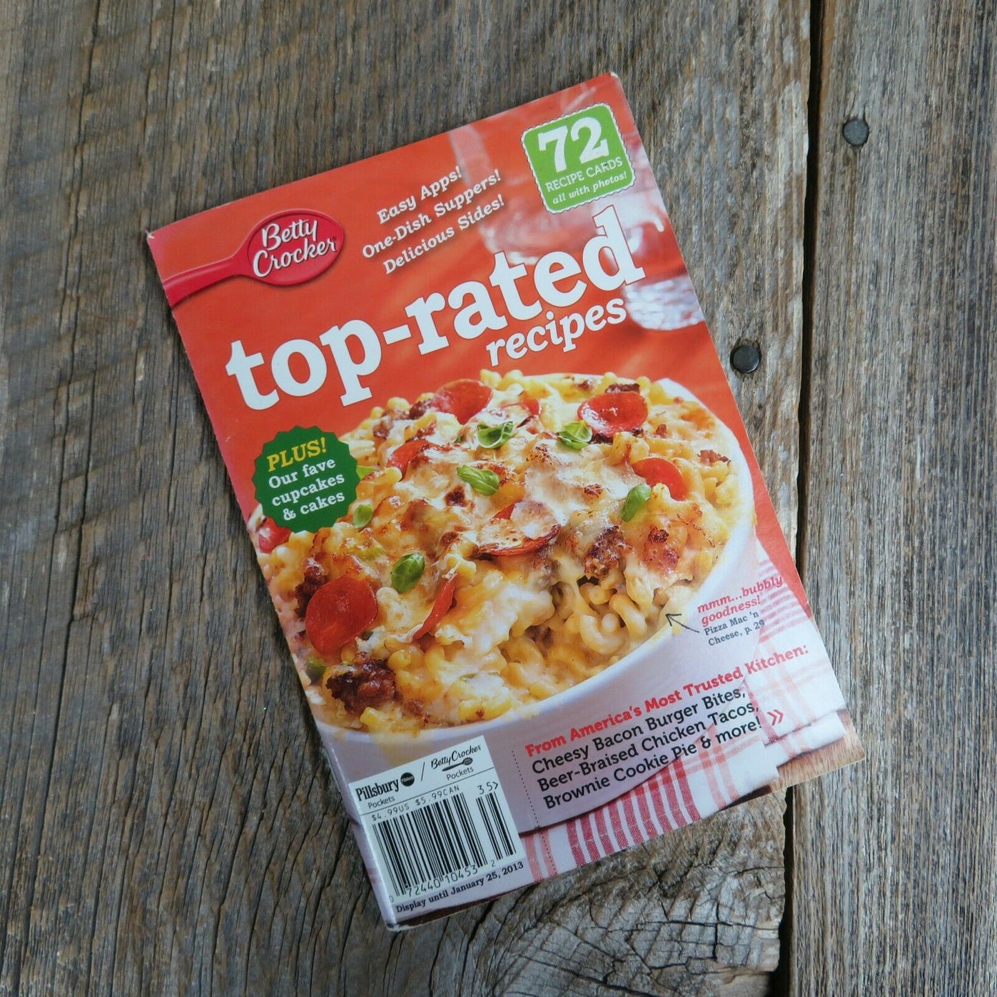 Betty Crocker Top Rated Recipes Cookbook Pamphlet Grocery Booklet January 2013