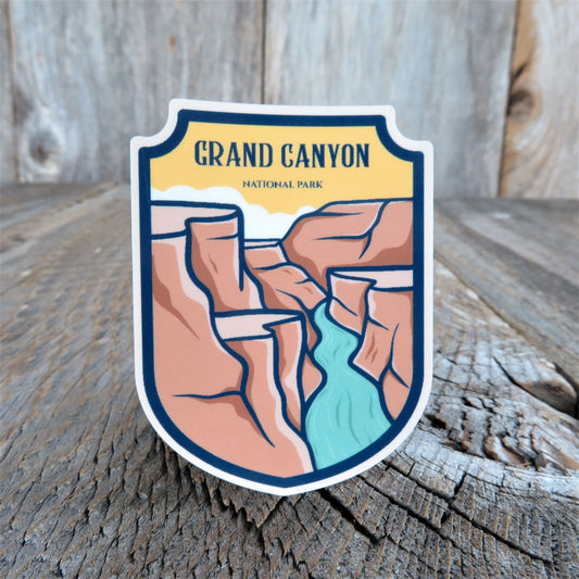 Grand Canyon National Park Sticker Arizona Full Color Waterproof Travel Souvenir Water Bottle Laptop