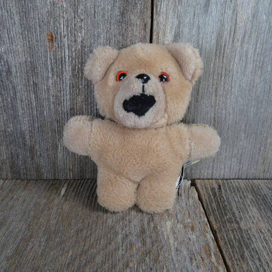 Vintage Snuggle Bear Plush Russ Fabric Softener Mini Stuffed Animal Teddy