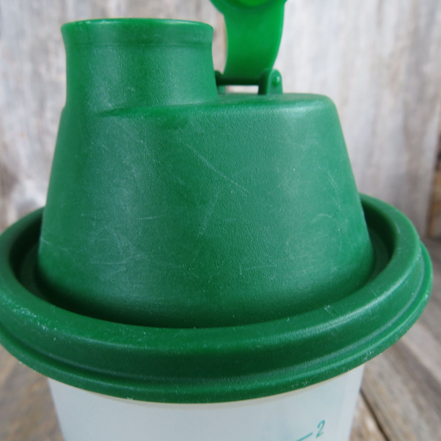 Hidden Valley Ranch Shaker Bottle Cup Plastic Pour Spout Salad Dressing Mixer Vintage