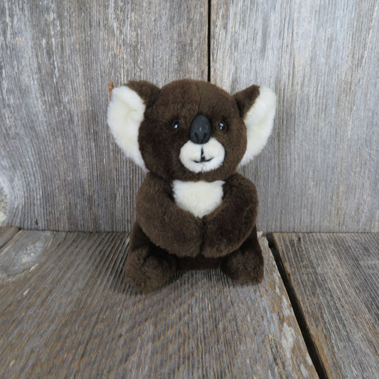 Vintage Koala Plush Dakin Tan Brown Koala Fun Farm Stuffed Animal 1986