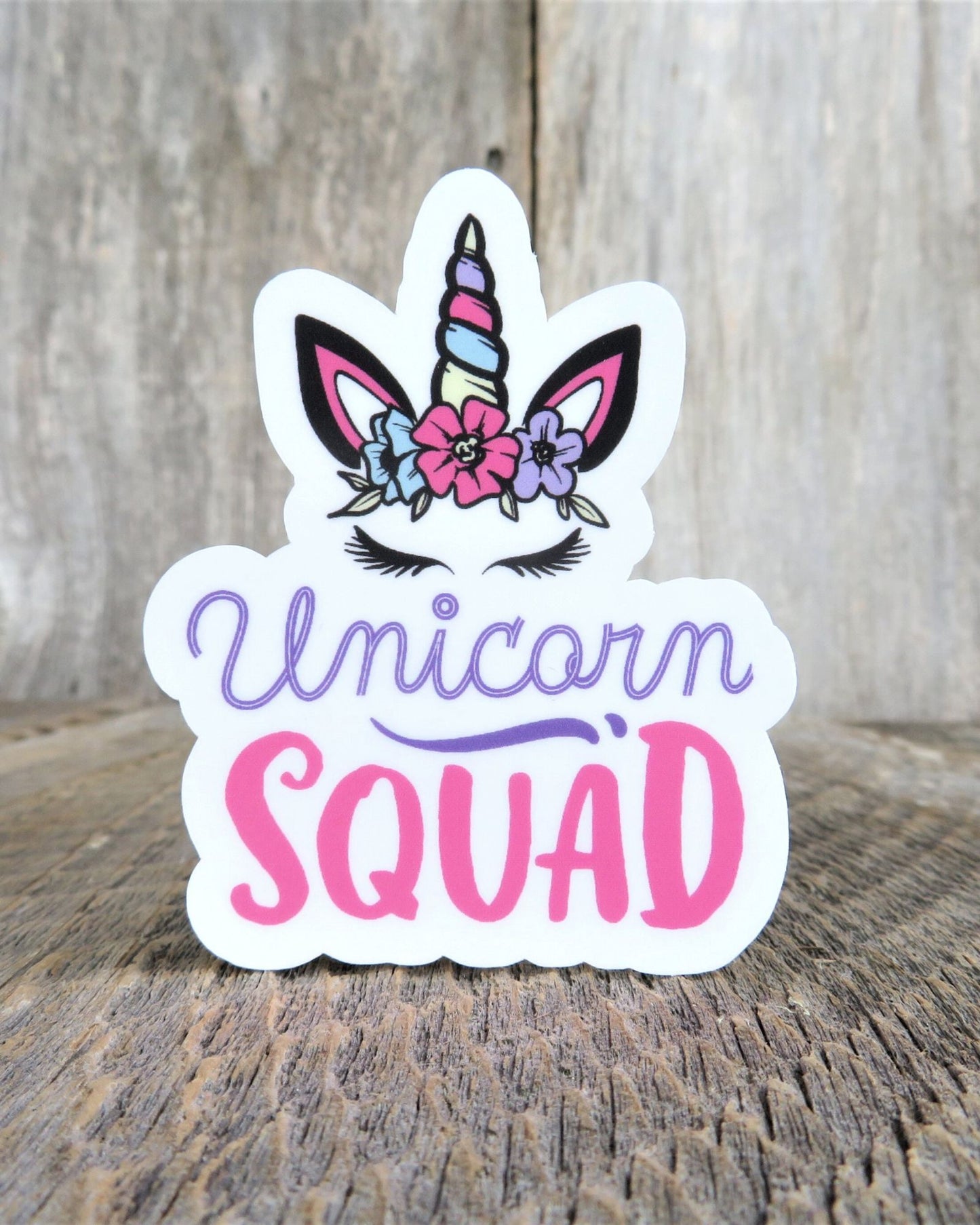 Unicorn Squad Sticker Empowerment Positive Saying Waterproof Laptop Sticker