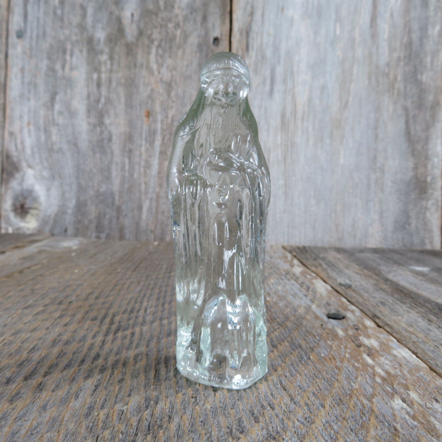 Vintage Figurine Clear Glass Wiseman Wise Men Nativity Replacement Wise Man Part Christmas Story Vintage