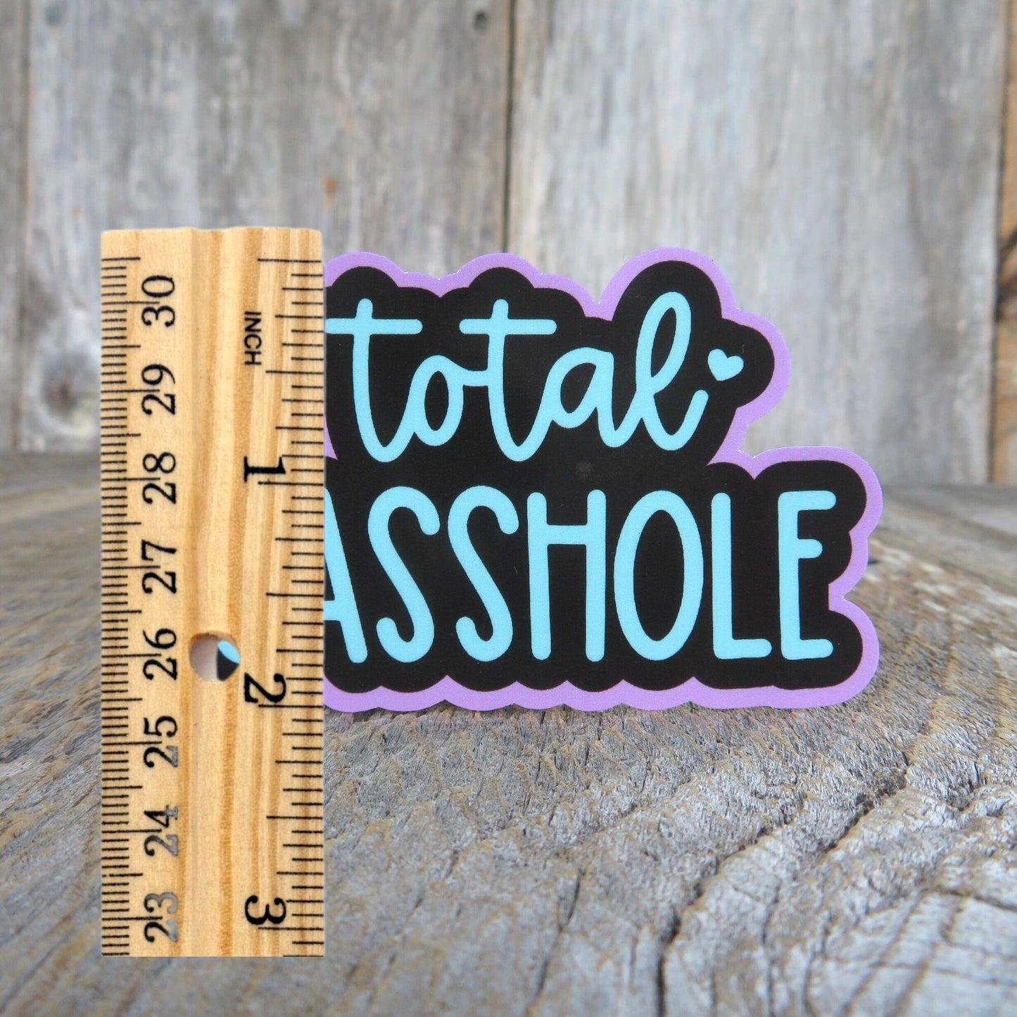 Total Sasshole Sticker Sassy People Full Color Social Outspoken Sarcastic Phrase Stickers