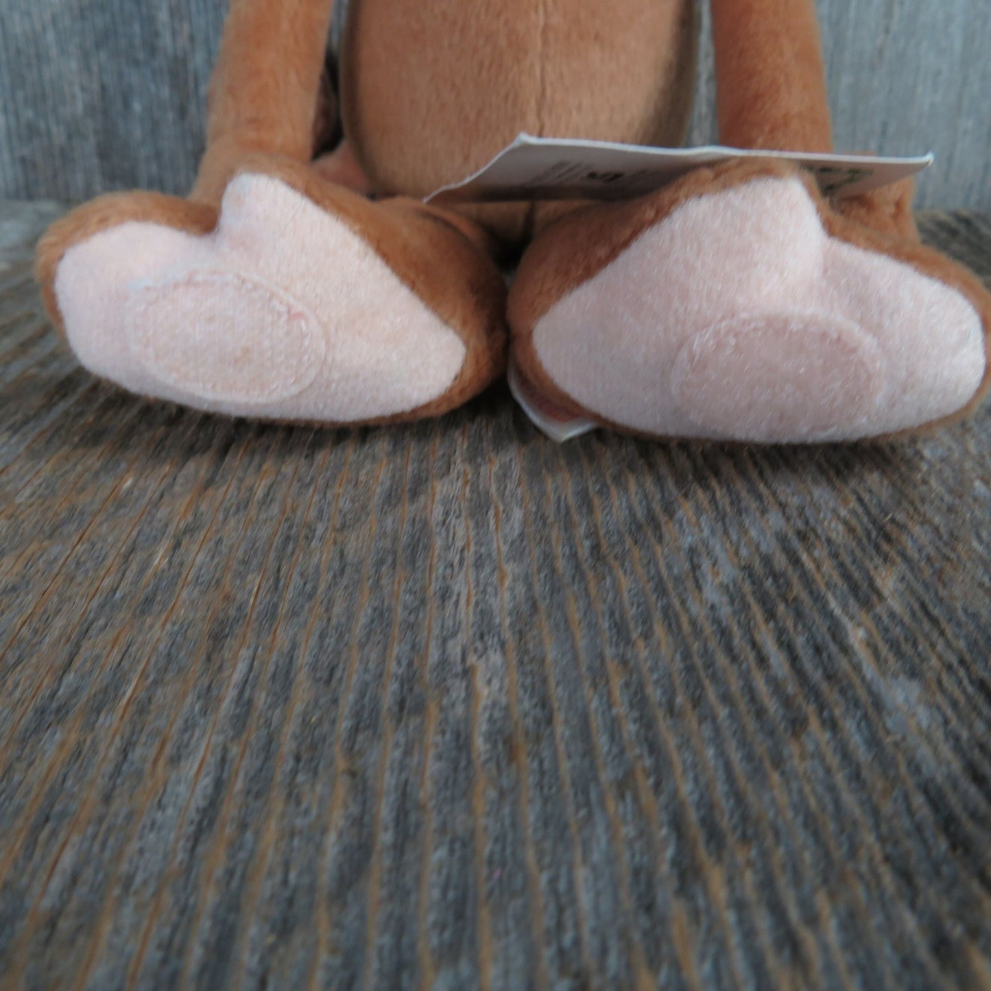Vintage Monkey Plush Promise Ring Micanga Sekiguchi 1993 Wrapping Arms Legs Pink Butt Stuffed Animal