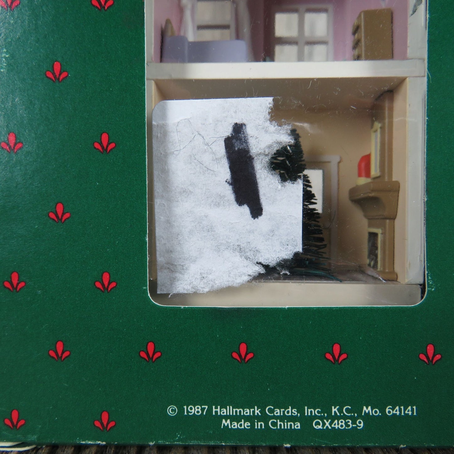 Vintage House On Main Street Ornament Miniature Nostalgic Houses Shops Hallmark Christmas 1987