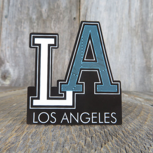 LA Los Angeles Sticker California Block Letter Waterproof Travel Souvenir Hometown Pride