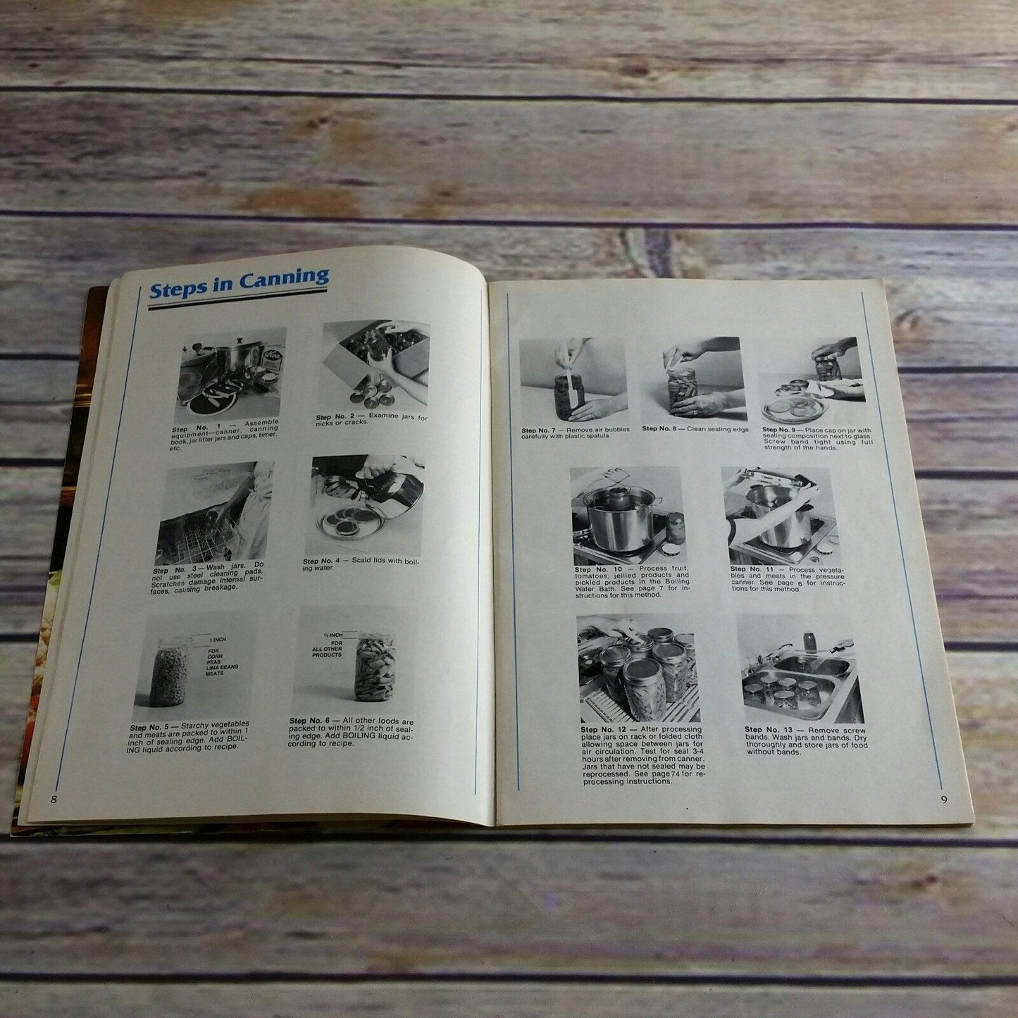 Vintage Kerr Home Canning and Freezing Cookbook Recipes Booklet 1983 Paperback