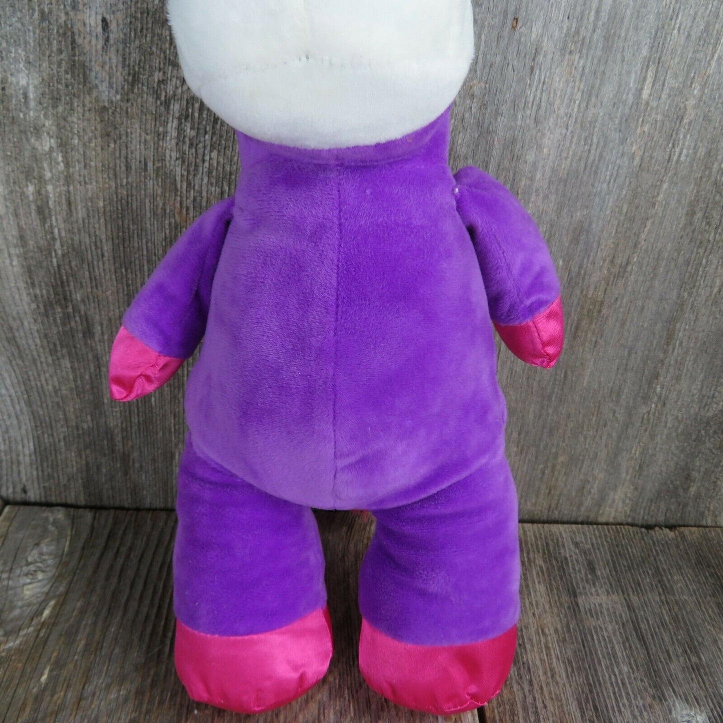 Purple Unicorn Plush Hot Pink Horn Sewn Eyes Kellytoy Easter Standing 2019