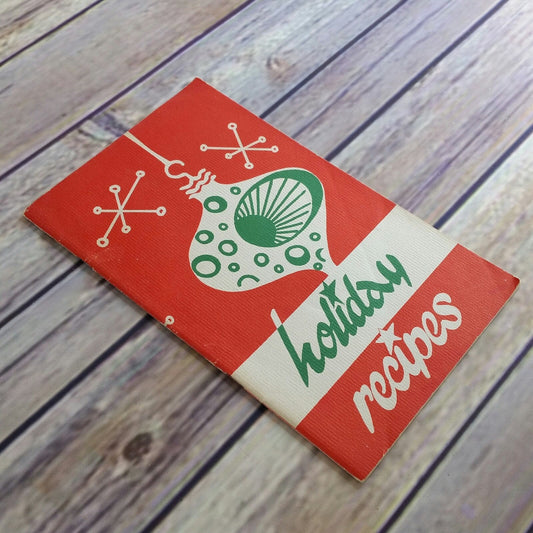 Vintage Cookbook Holiday Recipes 1970s Paperback Booklet Northern States Power Company Home Service NSP Minneapolis Minnesota