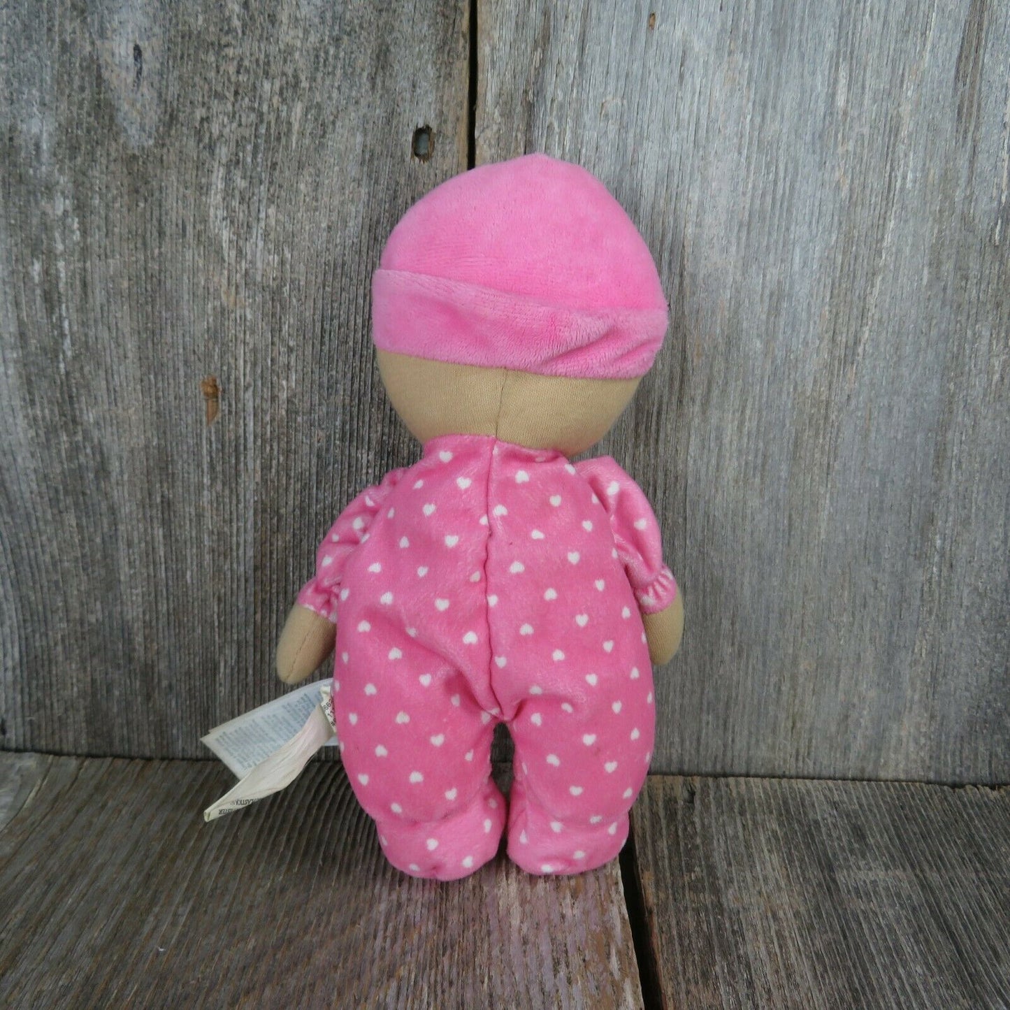 MY FIRST DOLL Rattle Crinkle Plush Pink Carters Child of Mine Stuffed Toy Dark