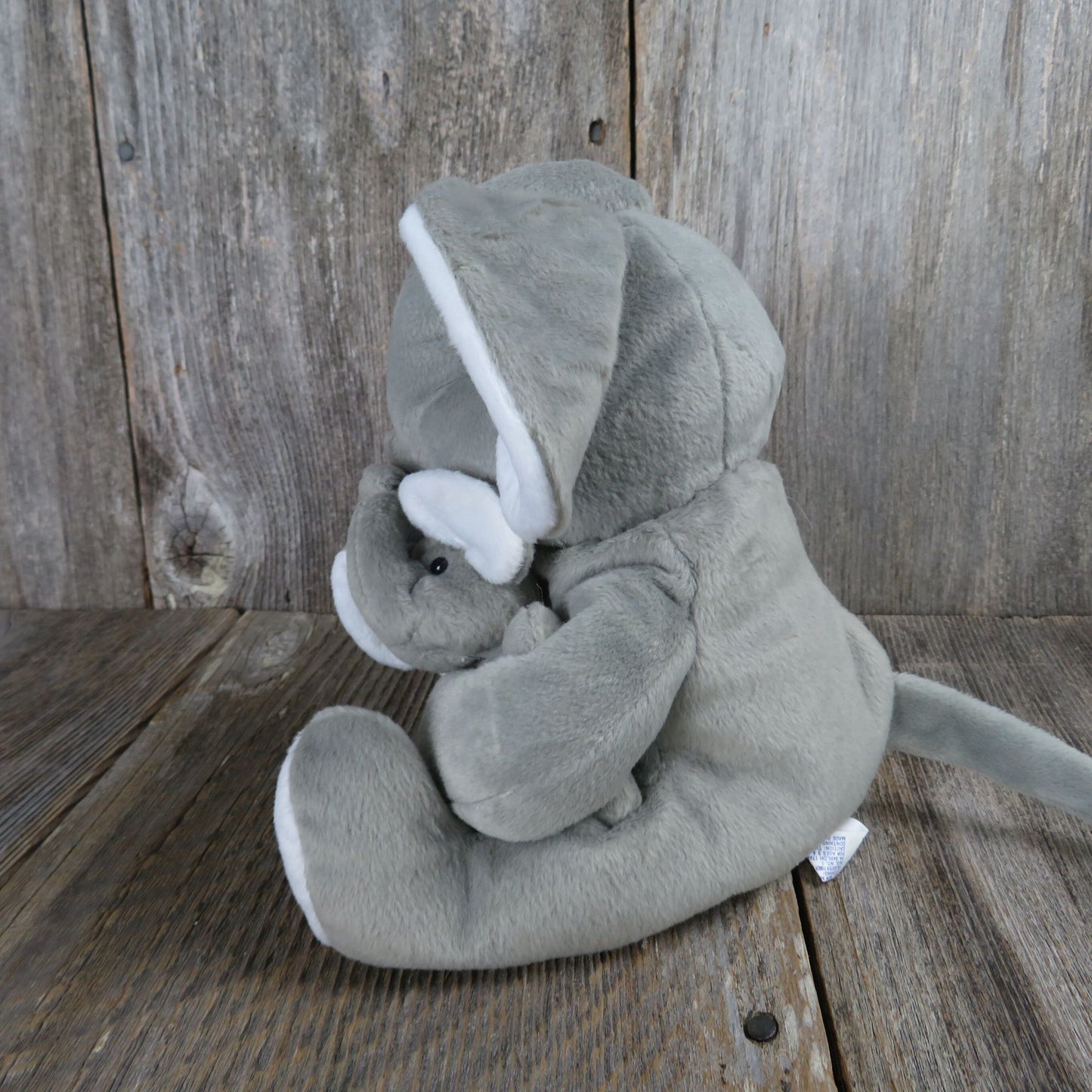 Vintage Elephant Mom and Me Plush Kellytoy Stuffed Animal Baby Elephants Kelly toy 1998