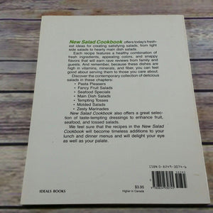 Vintage Salad Cookbook Recipes 1988 Ideals Paperback Compliments of World Savings New Salad Cookbook