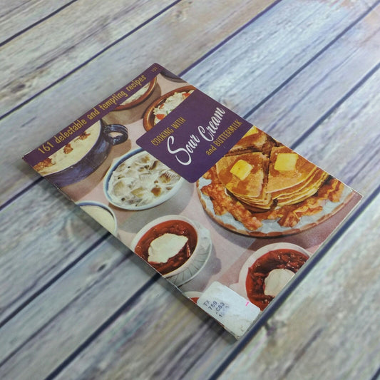 Vtg Culinary Arts Institute Cookbook Cooking WithSour Cream and Buttermilk 161 Recipes 1956 Booklet - At Grandma's Table