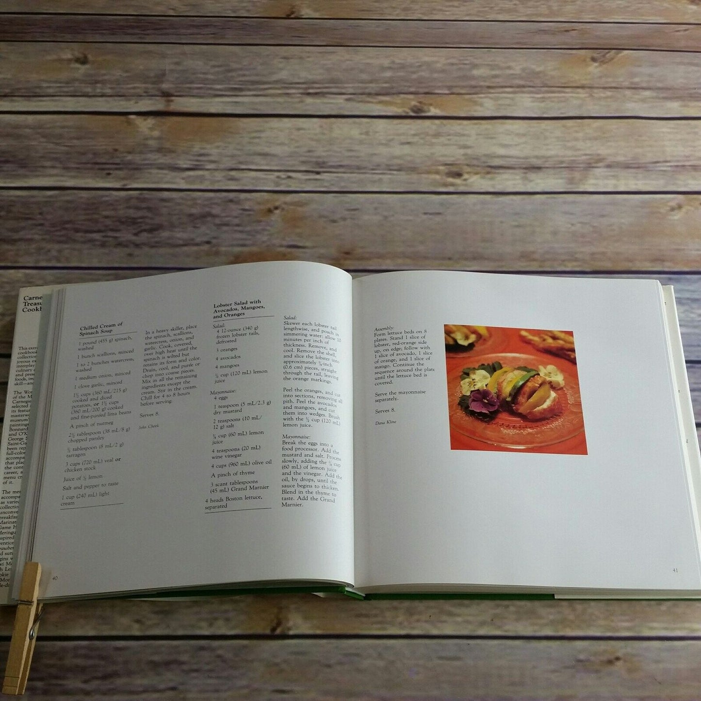 Vintage Cookbook Carnegie Treasures Cookbook 1984 Hardcover Collection menus recipes settings Museum of Art Carnegie Institute