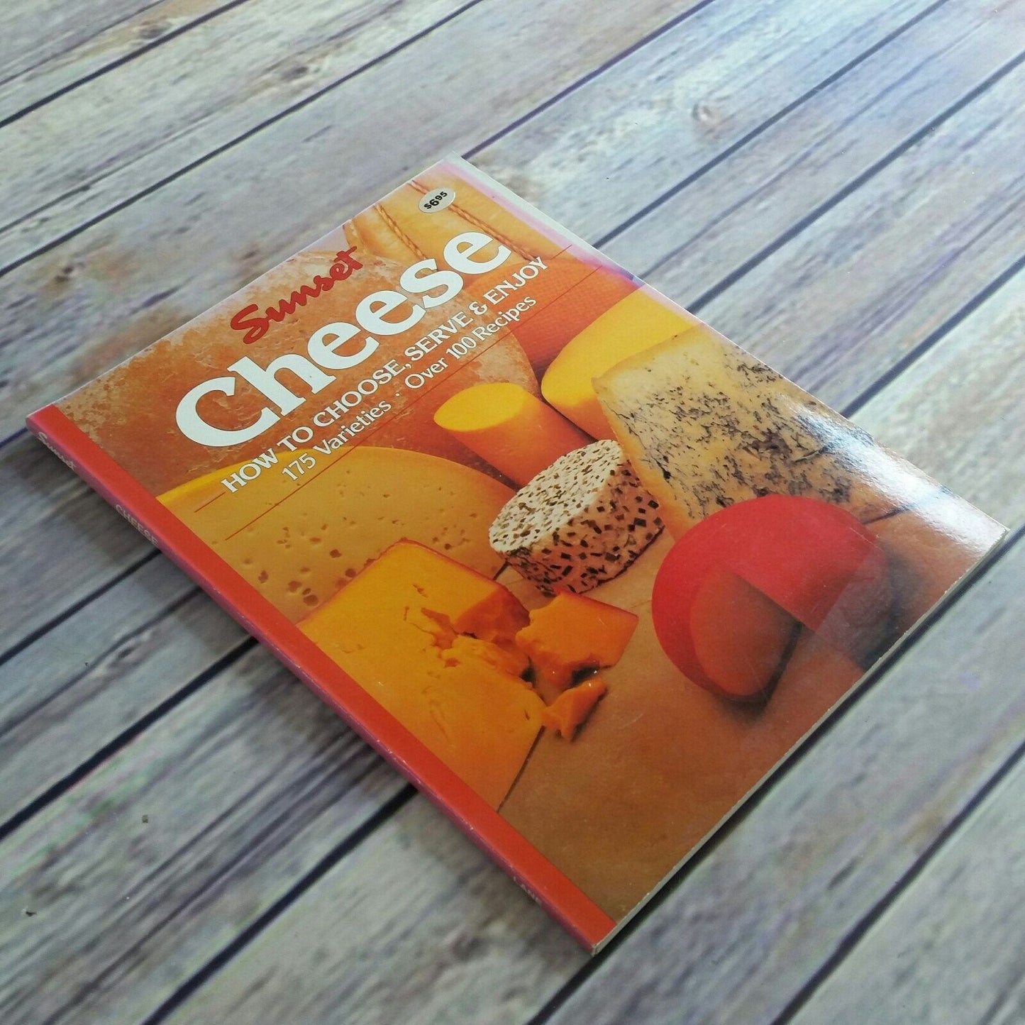 Vintage Cookbook Sunset Cheese Recipes 1987 Sunset Magazine Books Paperback 1980s How to Choose Serve and Enjoy