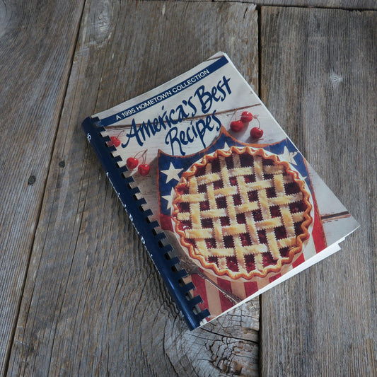 America's Best Recipes Cookbook 1995 Hometown Collection Oxmoor House Vintage Spiral Bound Book Series