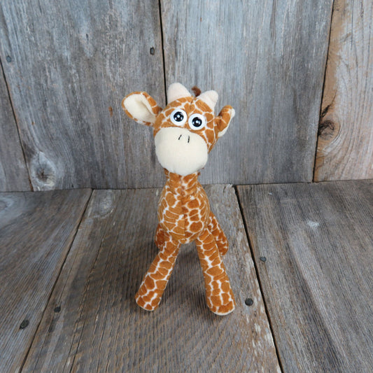 Giraffe Plush Bendable Legs Posable Neck Stuffed Animal Plastic Beady Eyes