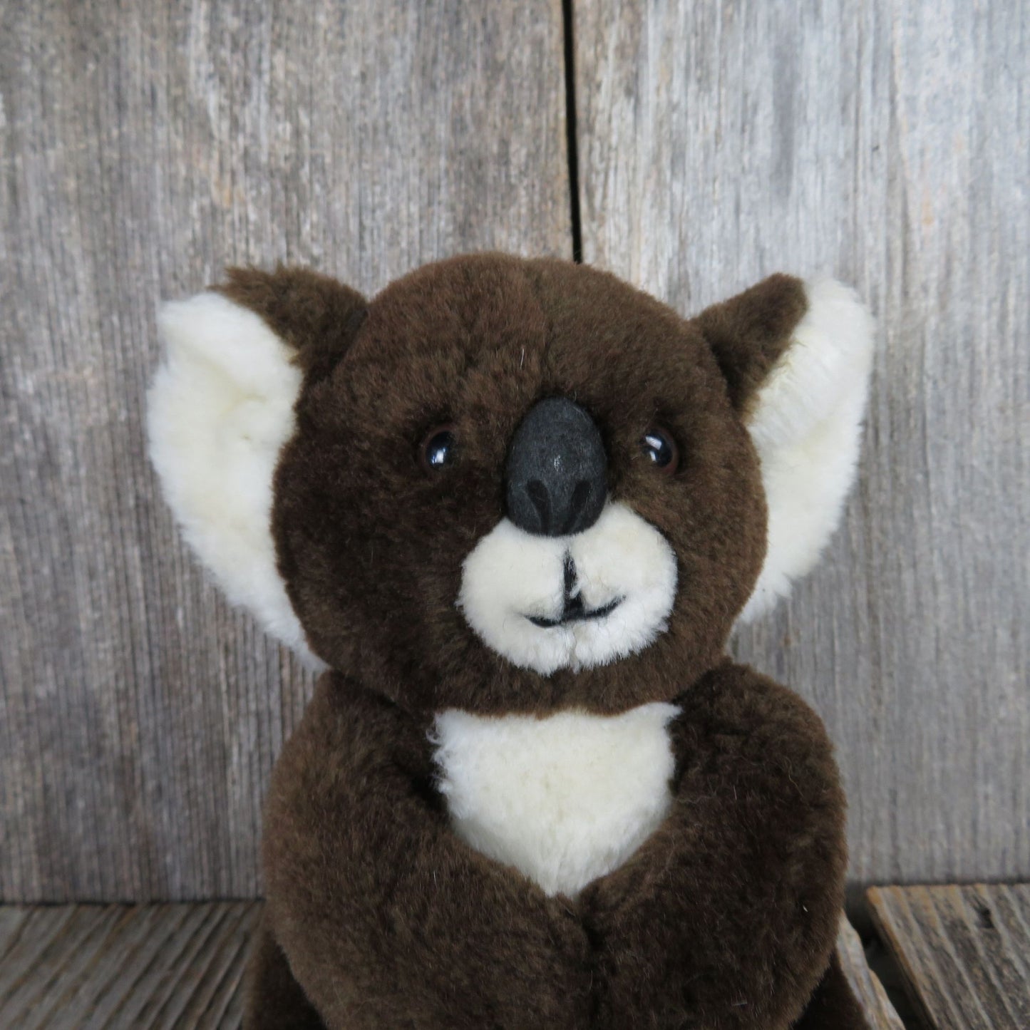 Vintage Koala Plush Dakin Tan Brown Koala Fun Farm Stuffed Animal 1986