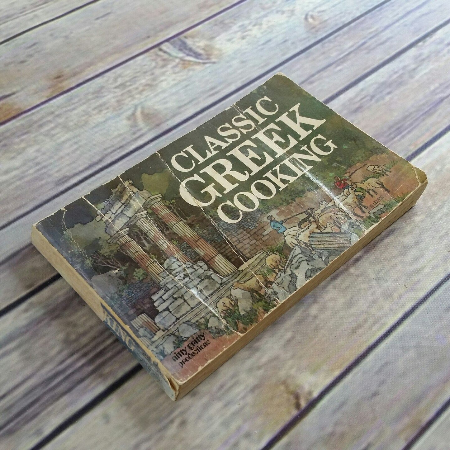 Vintage Cookbook Classic Greek Cooking Greek Recipes 1974 Paperback Book Nitty Gritty Productions